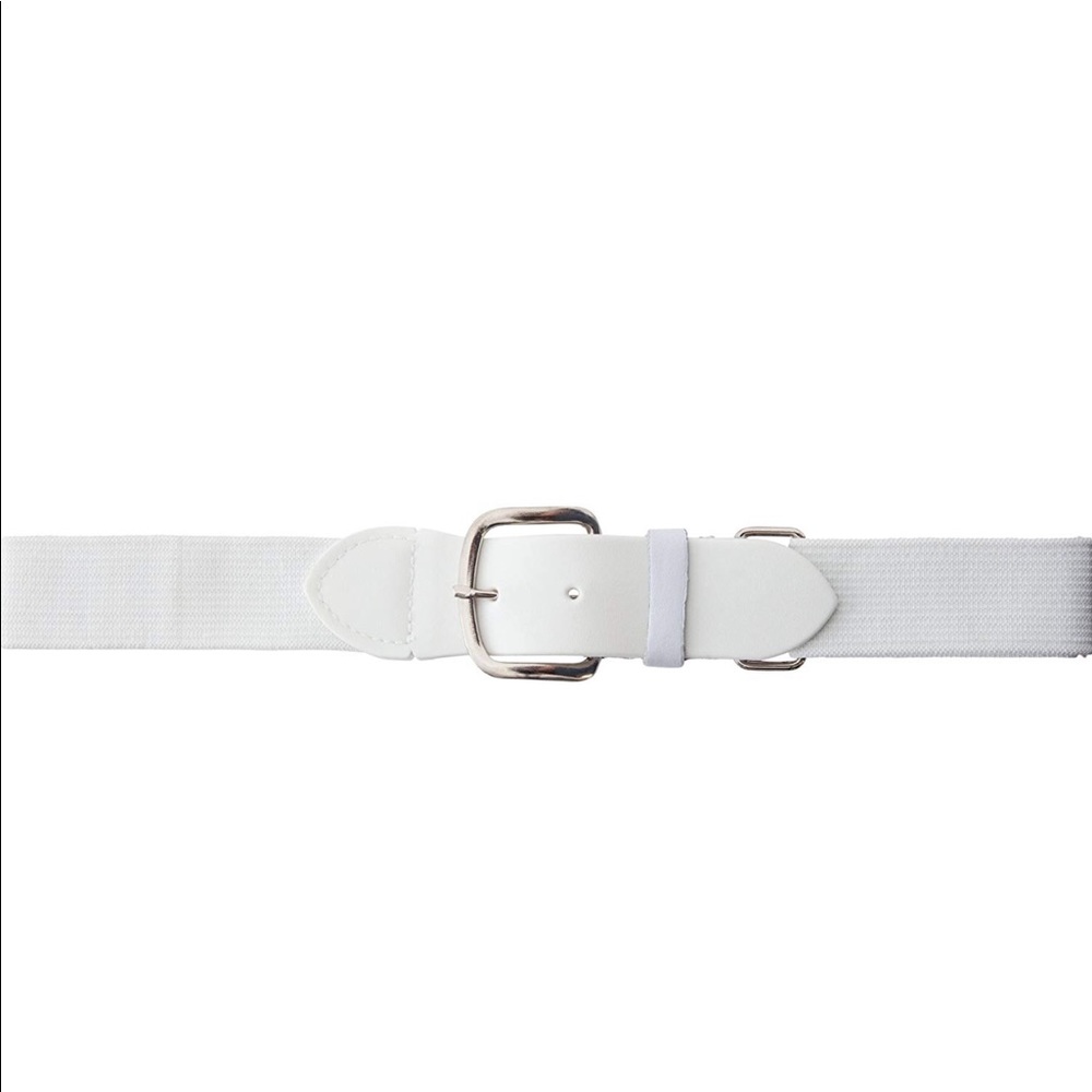 White Softball/Baseball Belt